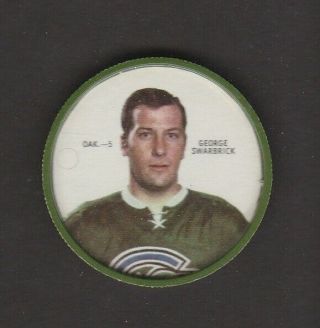 1968 - 69 Shirriff Hockey Coins Oak - 5 George Swarbrick Sp 15090