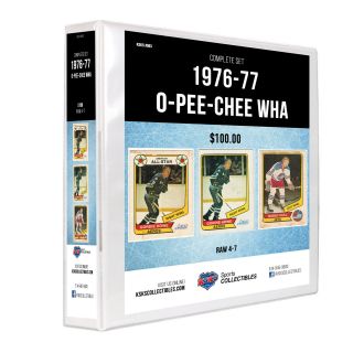 1976/77 O - Pee - Chee Wha Complete Set 1 - 132 Raw 4 - 7 Ksks 003