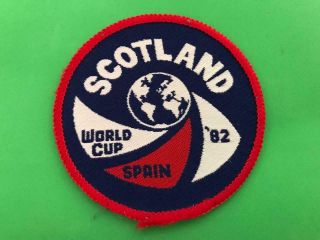 Vintage Scotland World Cup Spain 82 Cloth Patch Badge 3