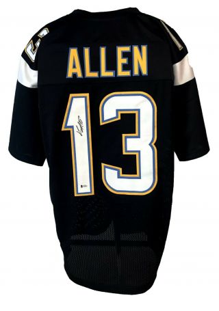 Keenan Allen Signed Pro Style Custom Dark Blue Jersey Beckett Authenticated