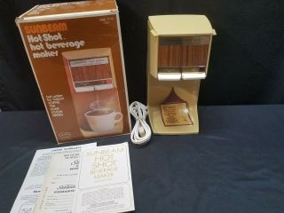 Vintage Sunbeam Hot Shot Hs - 1 Hot Water Dispenser Coffee Tea