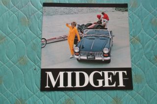 0904x 1968 Mg Midget Mark Iii Sales Brochure
