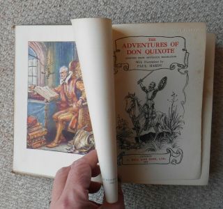 Book,  The Adventures Of Don Quixote,  1911,  Illustrated Paul Hardy