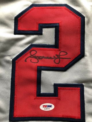 Andruw Jones autographed signed jersey MLB Atlanta Braves PSA Yankees 3
