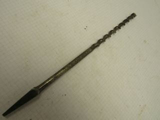 Rare Vintage Stanley " Sweetheart " 4 / 1/4 " Auger Drill Bit 7 - 1/2 " Long