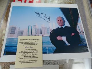 Judge Mills Lane Auto Ny City Autograph Twin Towers Signed Show Promoter