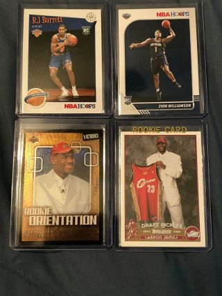 2003 - 04 Topps 221 Lebron James Rc Rookie & Ud Victory Rookie,  Zion Williamson