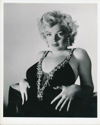 Marilyn Monroe Vintage 8 X 10 Sexy Glamour Movie Photo 1950s Image Vv