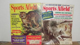 Vintage Sports Afield Back Issue Magazines - 1966 & 1967