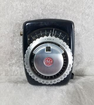 Vintage General Electric Exposure Meter Type PR - 1 For Film or Plates 2