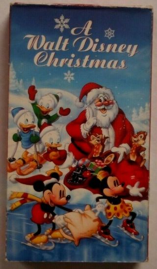 Vintage A Walt Disney Christmas Vhs Video Rare