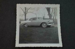 Vintage Car Photo 1956 Chevrolet Chevy Bel Air Convertible 952054