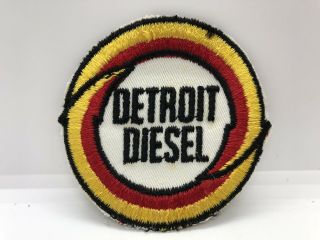 Vintage Nos Detroit Diesel Advertising Truck Mechanics Uniform Patch