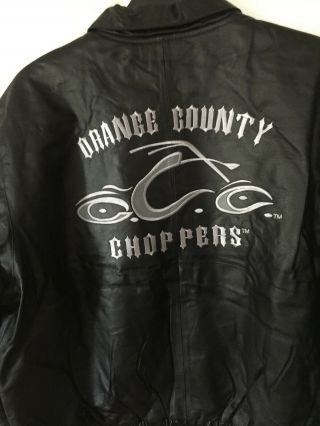 Orange County Chopper Leather Jacket Size Xl Nwt