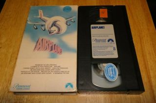 Airplane (vhs,  1980) Robert Hays - Paramount Release Vintage Comedy