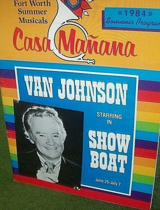 Vintage Van Johnson Starring In " Show Boat " At Casa Manana Theatre,  Ft.  Worth,  Tx