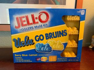 Ucla Jell - O Jigglers Mold Kit Go Bruins Rare Vintage Memorabilia