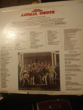 National Lampoon ' s Animal House Soundtrack Vinyl Record Vintage 1978 2