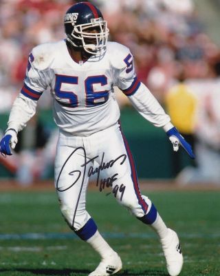 Lawrence Taylor Signed Autograph 8x10 Photo York Giants