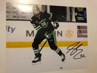 North Dakota Fighting Hawks Shane Pinto Signed 8x10 Photo Hockey Sioux