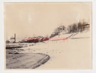 China Wei - Hai - Wei Sea Front During The Winter Vintage Photograph 1937 - A