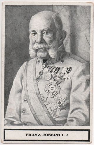 Vintage Postcard Emperor Franz Joseph I Of Austria