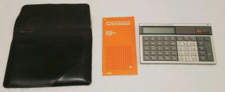 Vintage Texas Instruments Calculator Ti - 66 Programmable,  Case,  User Guide