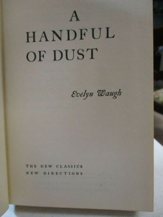 Evelyn Waugh,  A Handful of Dust,  Directions 1945 2