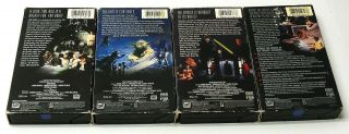 VTG 1990 Star Wars VHS Trilogy,  MAKING DOC CBS FOX Red Label 2