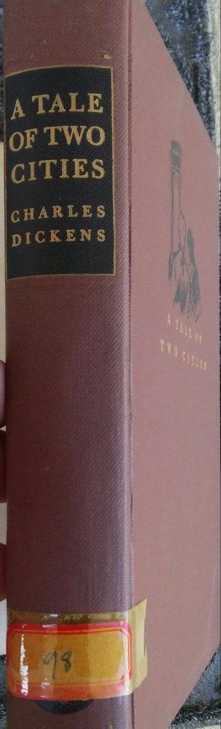 Rare Charles Dickens 1946 HCDJ A Tale Of Two Cities 1st Printing Edition 3