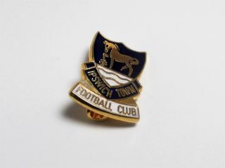 Ipswich Town Fc - Vintage Enamel Crest Badge 1.
