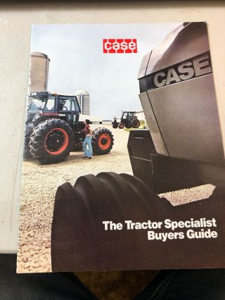 Vintage Case Tractor Specialist Buyers Guide Dealers Brochure