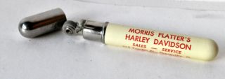 Harley Davidson Bullet Lighter - Morris Flatter Greenville,  Ohio 1950 