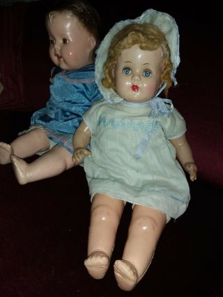 Antique 1940`s Baby Doll With Sleep Eyes