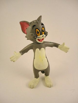 Vintage 1989 Tom The Cat Bendable Poseable Figure From Tom & Jerry Show Cartoon