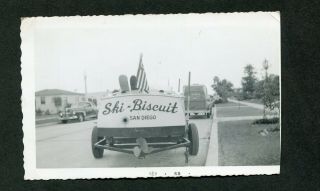Vintage Photo Ski Biscuit San Diego Speed Boat 990035