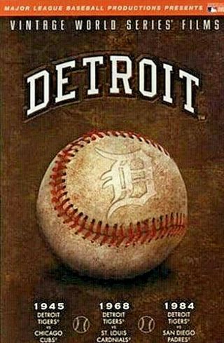 Mlb Vintage World Series Films Detroit Tigers (dvd,  2007) 1945 1968 1984
