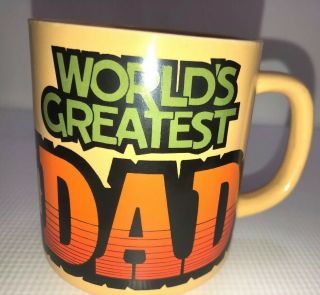 80’s Vintage Dad Mug World 