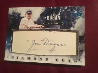 2019 Panini Diamond Kings Diamond Cuts Joe Dugan Auto Yankees 3/5