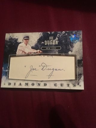 2019 Panini Diamond Kings Diamond Cuts Joe Dugan Auto Yankees 3/5 3