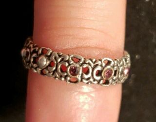 Sterling Silver Vintage Handcrafted Stylish Floral Design Toe Ring
