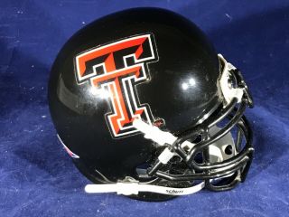 D - 66 Texas Tech Red Raiders Ncaa Mini Football Helmet - Schutt