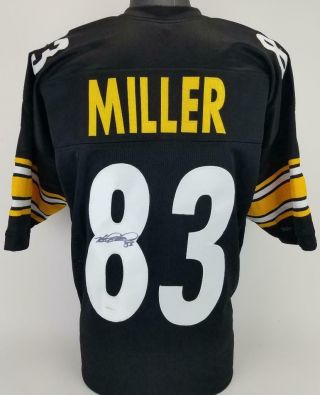 Heath Miller Signed Autographed Jersey Tse Pittsburgh Steelers Football