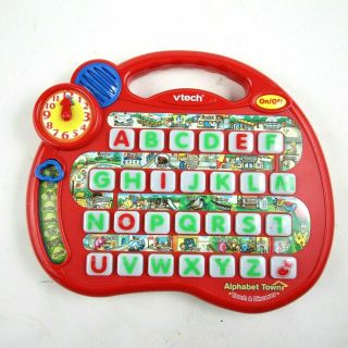 Vintage Vtech Alphabet Town Touch And Discover Phonics Learning Letters Toy