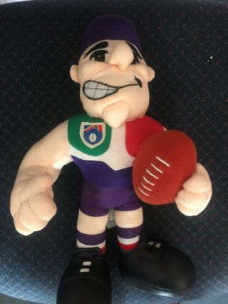 Vintage Fremantle Dockers Plush Toy Grinder The Mascot From The 1990s Afl
