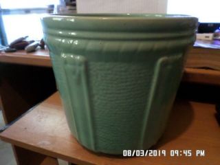 Vintage Unmarked Mccoy Planter 9.  50  Tall,  10.  25  Across Top And 8.  25  Bottom