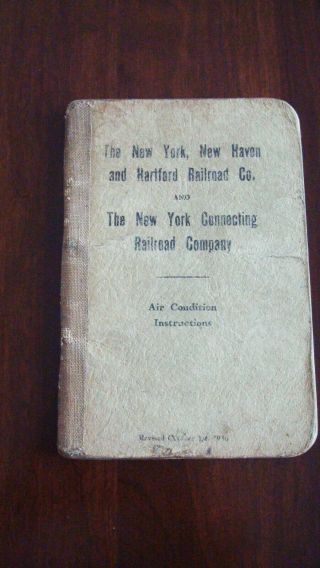 York Haven & Hartford Rr & York Connecting Air Book 1936