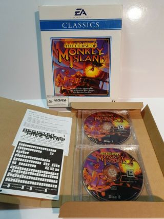 The Curse Of Monkey Island Game PC CD - ROM EA Games Big Box Vintage Retro 2