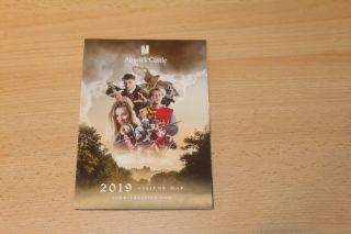 Harry Potter - Alnwick Castle 2019 Visitor Map & Information Leaflet In English
