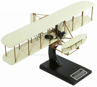Airplane 1903 Wright Brothers Flyer Kitty Hawk 8 " Wood Model Aircraft